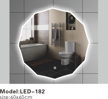 Exotic Touch LED Bathroom Mirrors With Lights Behind , Lighted Bathroom Vanity Wall Mirror